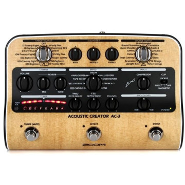 Zoom AC-3 Acoustic Creator Guitar DI/Effects Pedal
