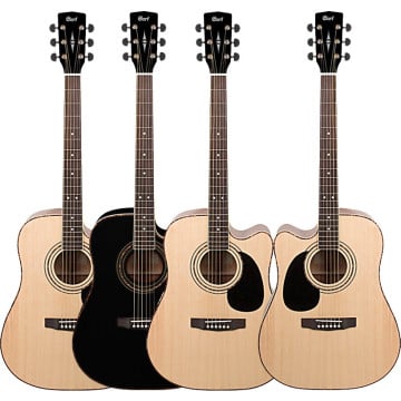 Cort AD880CE Venetian Cutaway Acoustic/Electric Guitar