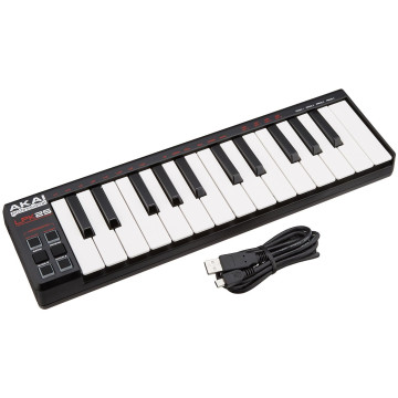 Akai Professional LPK25 25-Key Ultra-Portable USB MIDI Keyboard Controller for Laptops