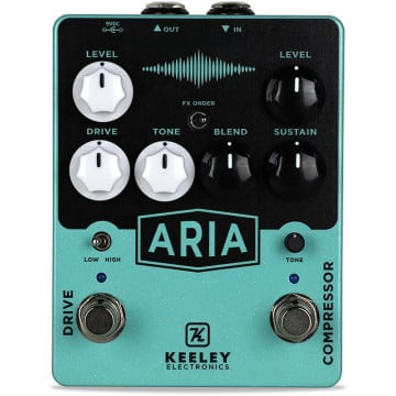 Keeley ASRIA Pédale de Compression et Overdrive