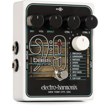 Electro Harmonix BASS9 Bass Machine, 9.6DC-200 PSU inclus