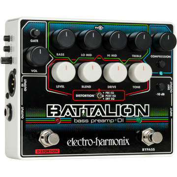 EHX BATTALION PRÉAMPLI BASSE-DI