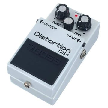 Pédale de distorsion édition limitée BOSS DS-1WH - Blanc perle
