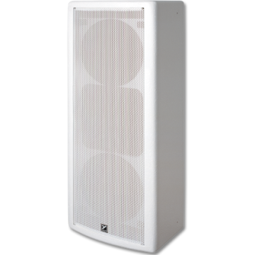 Yorkville 200 watts - 2 x 8" spkr & 1” driver on 90°x30° rotatable horn, 9 integrated fly points, bracket included - White