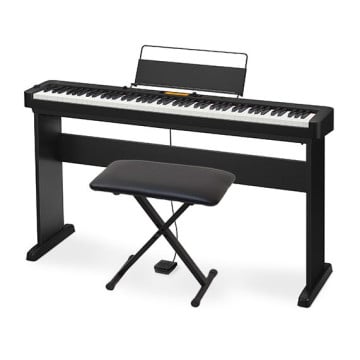 CASIO CDP-S360CSAB 88 key Digital Stage Piano W/ Wooden Stand & X-style Bench