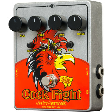 Electro Harmonix COCK FIGHT Wah Parlant Bloqué 9.6DC-200 PSU inclus