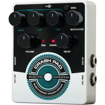 Electro Harmonix CRASH PAD Synthétiseur de Tambour analogique, 9.6DC-200 PSU inclus