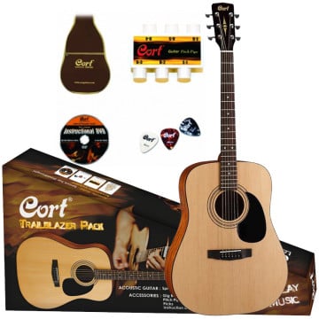 Cort 6 String Acoustic Guitar Trailblazer Kit