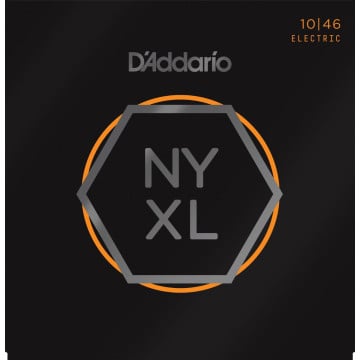 D'Addario NYXL1046 Nickel Wound, Regular Light, 10-46