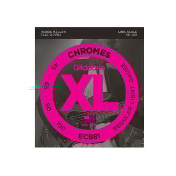 D'addario ECB81 corde de basse chrome 45-100 longue
