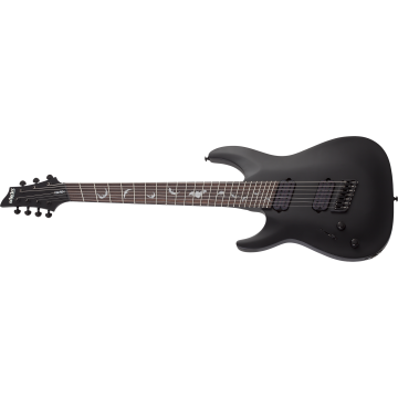 Schecter Damien-7 String Multiscale Left Handed Electric Guitar