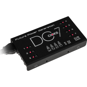 CIOKS ‌DC7 - 7 isolated outlets each with 9, 12, 15 or 18V DC, 5V USB and 24V DC