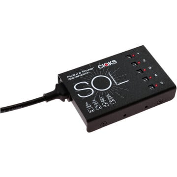 CIOKS Sol - 5 outlets in 5 isolated sections, 9, 12, 15 and 18V DC