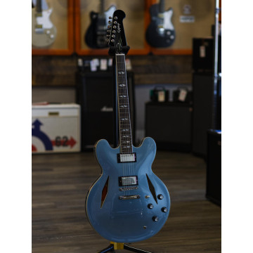 EPIPHONE Dave Grohl signature DG-335 Electric Guitar with Hardshell Case in Pelham Blue color