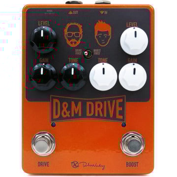 Keeley D&M-DRIVE pédale Overdrive et Boost avec ordre d'effets interchangeable