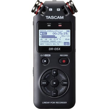 Tascam DR-05X Enregistreur Audio Stéréo Portatif à 2 Canaux et Interface USB