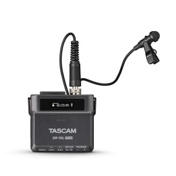 Tascam DR-10L-PRO Enregistreur de Terrain 32-Bit Float et Micro Lavalier