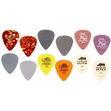 Dunlop  PVP101 Pick Variety Pack - Light/Medium