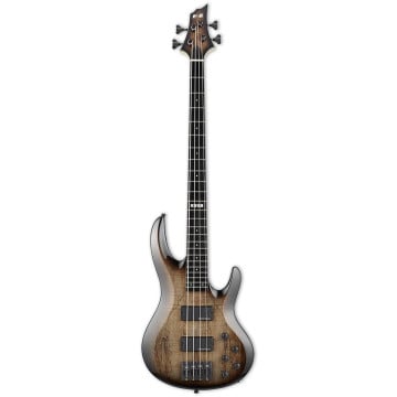 ESP E-II BTL-4/Electric Bass- Black Natural Burst 