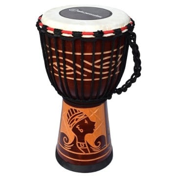 Ecko Indie Series Carved Djembe - Lady