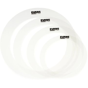 Evans E-RING harmonic muffer 10-12-14-16" Rock Pack