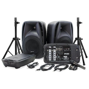 Gemini ES-210MX-BLU Portable PA System Pack