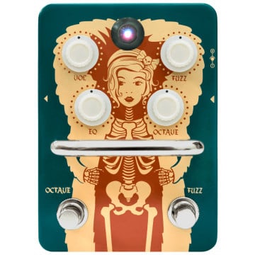 Orange FUR COAT Vintage Fuzz avec Octave Ajustable