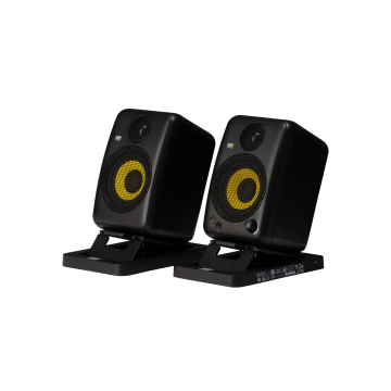 KRK Go Aux 4 Portable 4'' Monitors (Pair) with case