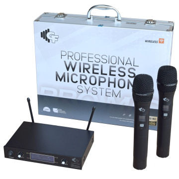 Groove Factory 3017TWIN Dual Wireless Microphone 