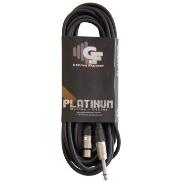 Groove factory xlr à 1/4 câble 25 pieds