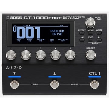 BOSS GT-1000CORE Processeur d'effets de guitare avec plus de 140 amplis / effets uniques