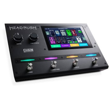 ‌HeadRush GIGBOARD The most powerful guitar FX and amp modeler ever in a 4-footswitch configuration.