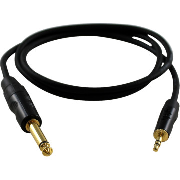 Digiflex HKPB-3 Câble Adaptateur 3 Pieds - Prise Mono 1/8 à Prise Mono 1/4