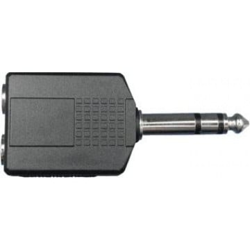 Hosa GPP-359 Two Stereo 1/4" Females to One 1/4" Stereo Male adaptor