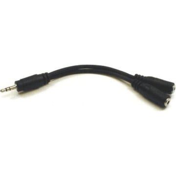 HOSA YMM-232 Y splitter cable 2x 3.5mm TRS female to 1x 3.5mm TRS male