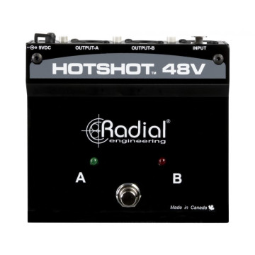 Commutateur de microphone condensateur Radial HOTSHOT 48