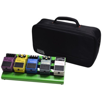 Gator Pedalboard Aluminium GPB-LAK-GR avec Sac de Transport