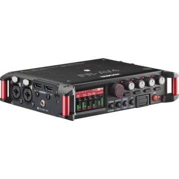 4-Channel 32-Bit Float Field Recorder with Mixer, Timecode, and HDMI Sync