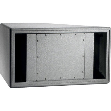 Dual 12" Slot-Loaded Low-Frequency Passive Loudspeaker, Black