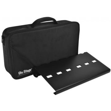On-Stage GPB3000 Pedalboard en aluminium avec sac de transport