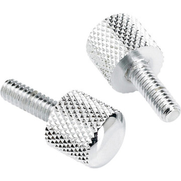 Fender 0990720000 Pure Vintage Piggyback Thumb Screws Vis à pouce chromées