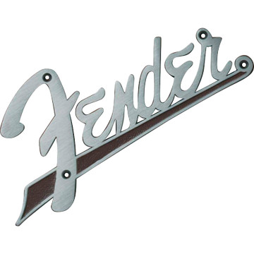 Fender 0994092000 '63 Flat Amplifier Logo, brun logo d'amplificateur de rechange