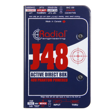 Radial J48 active DI - Boîte de direct active professionnelle
