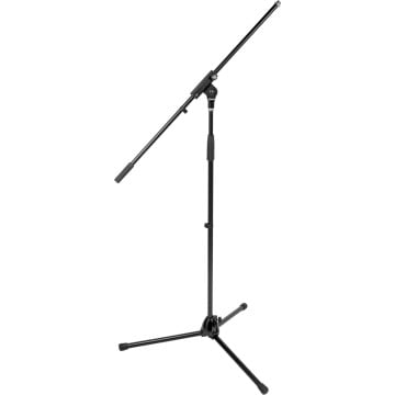 K&M 21070 Pied de Microphone Trépied avec Flèche de 32" (Black)