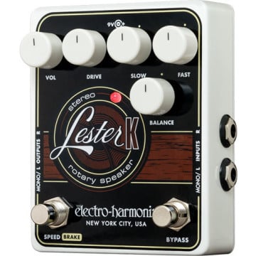 Electro Harmonix LESTER K Haut-parleur rotatif Stéréo 9.6DC-200 PSU inclus