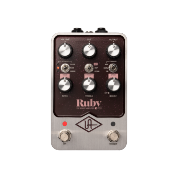 Universal Audio Ruby '63 Pédale d'Effet Amplificateur Top Boost
