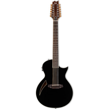 LTD TL-12BLK 12-String Acoustic Electric Guitar