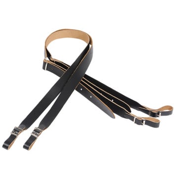 Levys M18-BLK Accordion strap 1'' wide