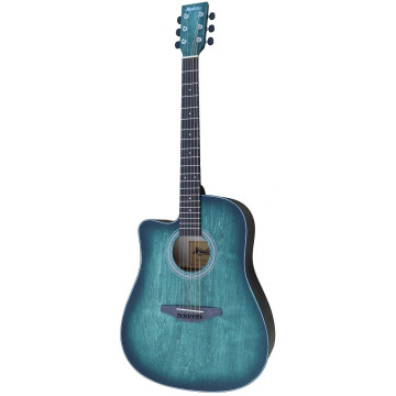 MADERA OP411C GUITARE ACOUSTIQUE GAUCHÈRE AVEC CUTAWAY FINITION FROTTÉE À LA MAIN