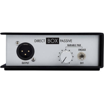 Boîte De Direct Injection Passive - Entrée 6,35 Mm Haute Impédance Pour Guitare & Basse - Attenuation 0/-20/-40 DB - 3